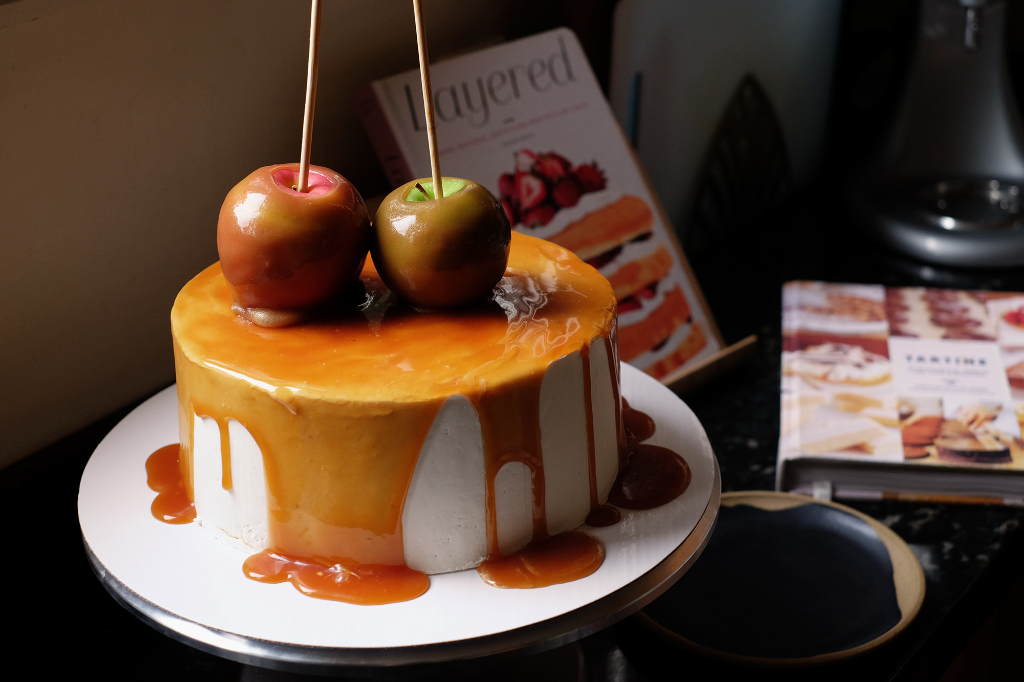 Spiced Toffee Apple Cake with Toffee Frosting – from the sweet kitchen